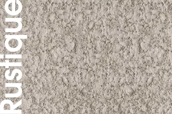 Aspect d'enduit à la chaux dit rustique